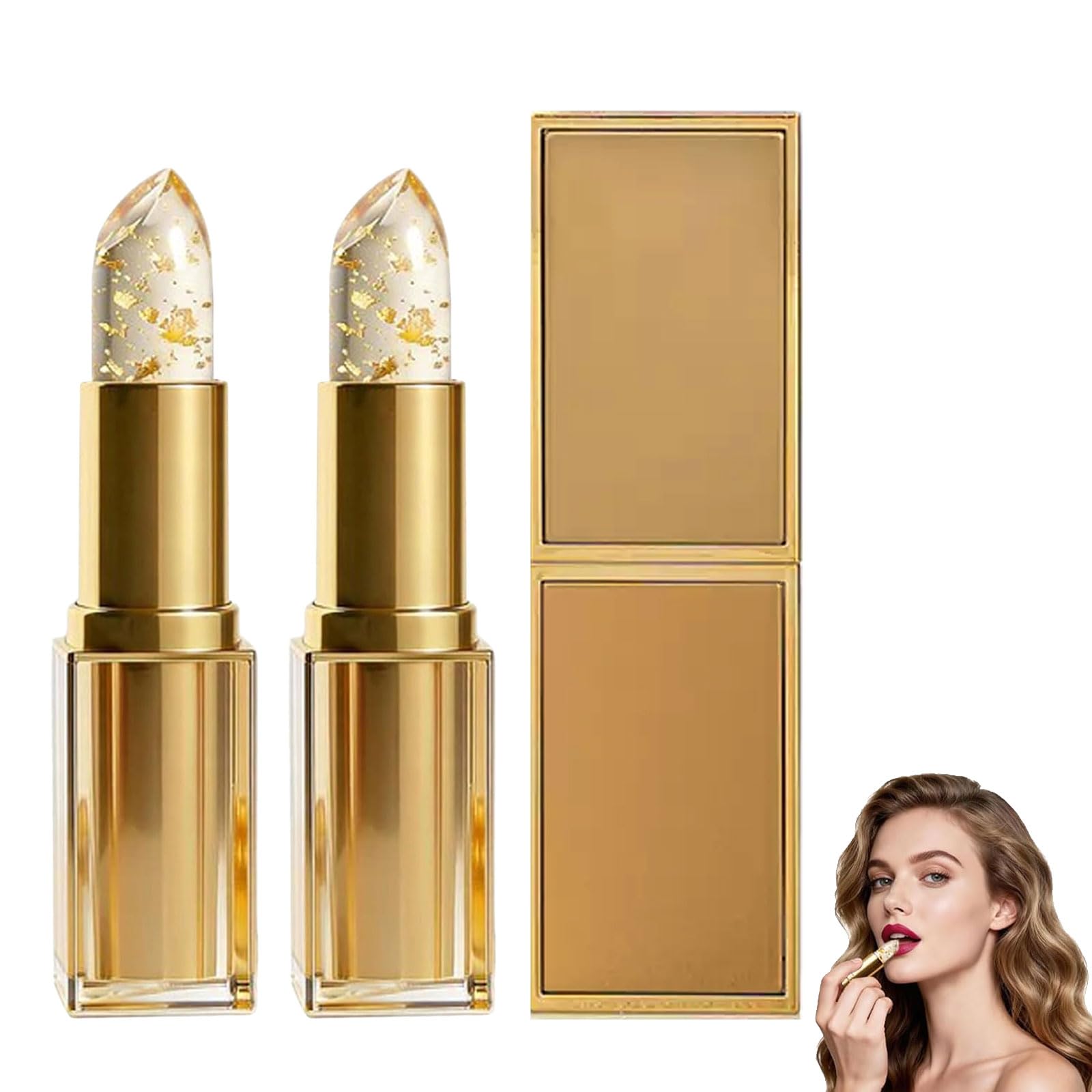 Lápiz labial adaptativo de PH, 2026 Beauty Lipstick 24 horas de duración, ilumina el color de los labios, hidrata y previene el agrietamiento del lápiz labial, rápido a un tono perfecto (1 unidad) — view 8