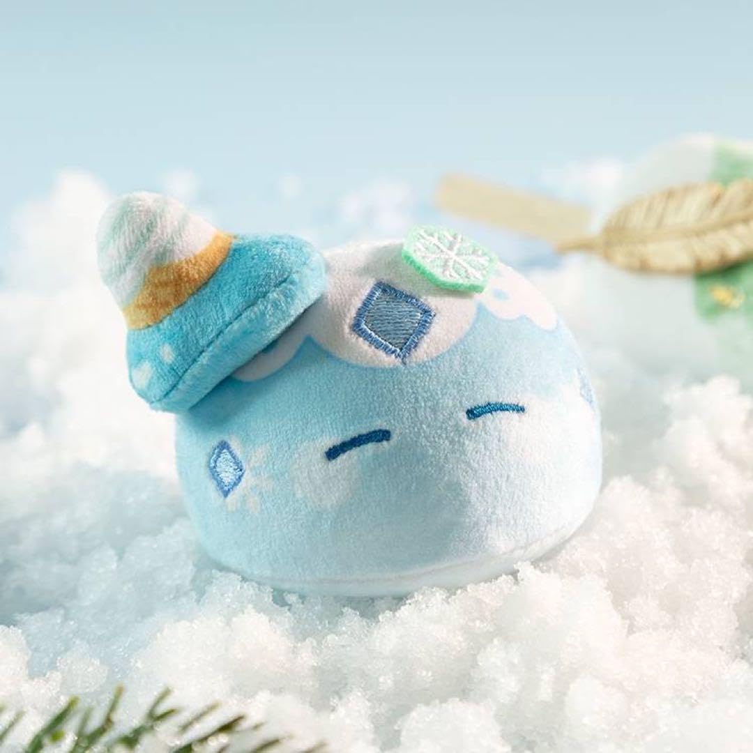 Amazon.co.jp: 原神 氷スライム アイスクリーム ぬいぐるみ 正規品