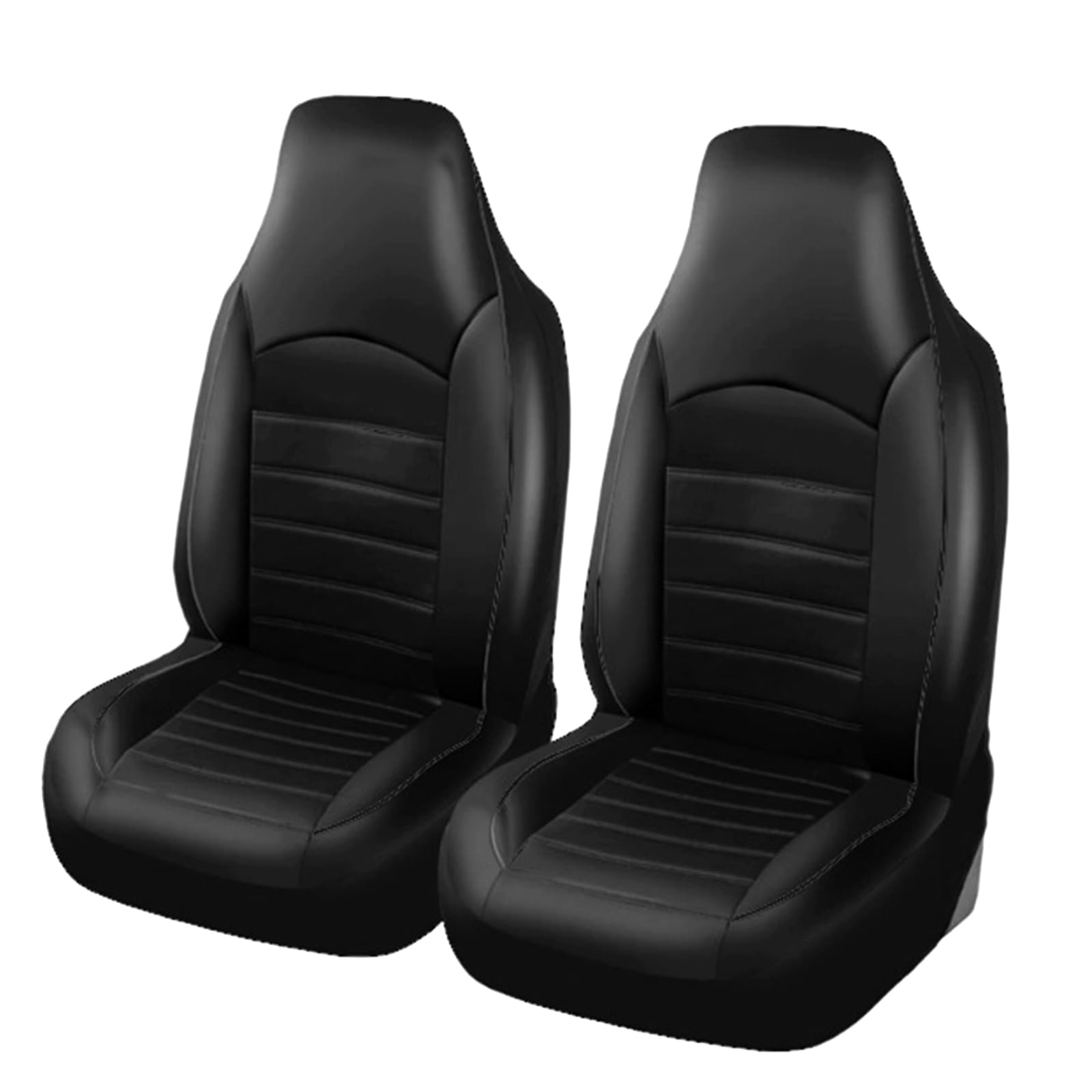 Car Seat Covers Front Pair For Mercedes-Benz GLC-Class GLC 220d C253 GLC 250d C253 GLC 300 C253 GLC 350d,Leather Full Surround Cushion Seat Covers Waterproof Protectors Interior Accessories（2Pcs）