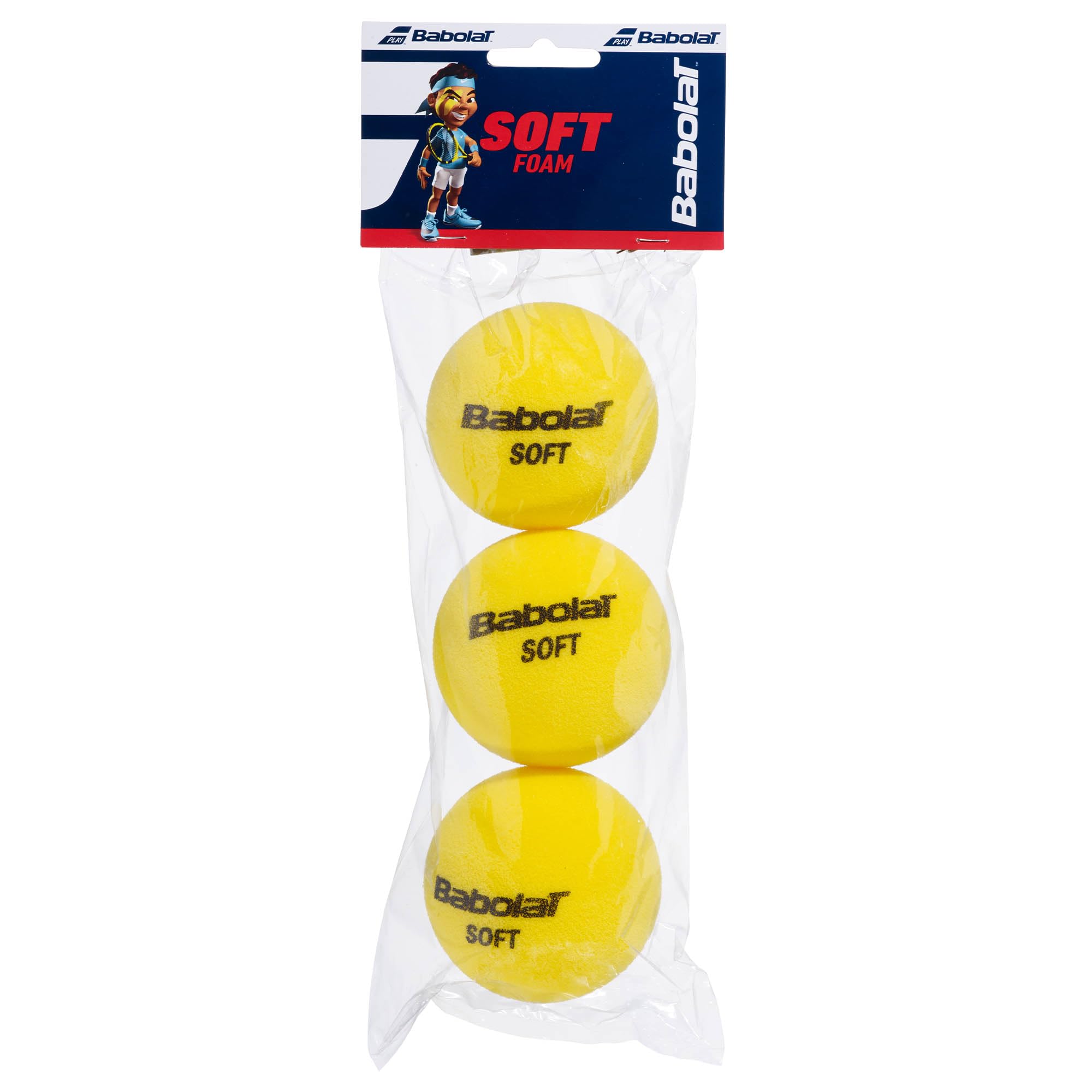 BABOLAT SOFT FOAM X3 Ball - Yellow - (Amarillo), UNIQ