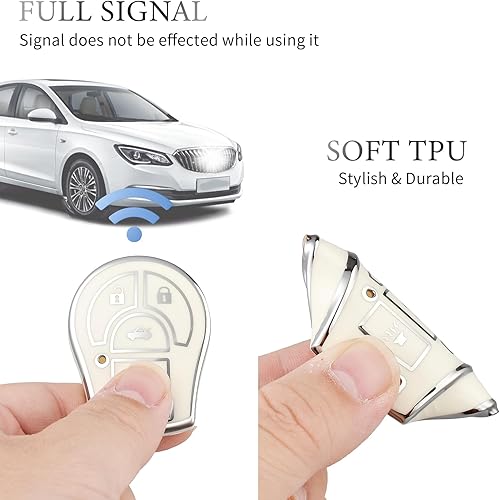 Miniatura 5 de OFFCURVE Funda para llave de coche para Nissan Versa Juke Rogue Sentra Titan Armada Cube Frontier NV Infiniti FX35 FX45 Versa Smart Key Car