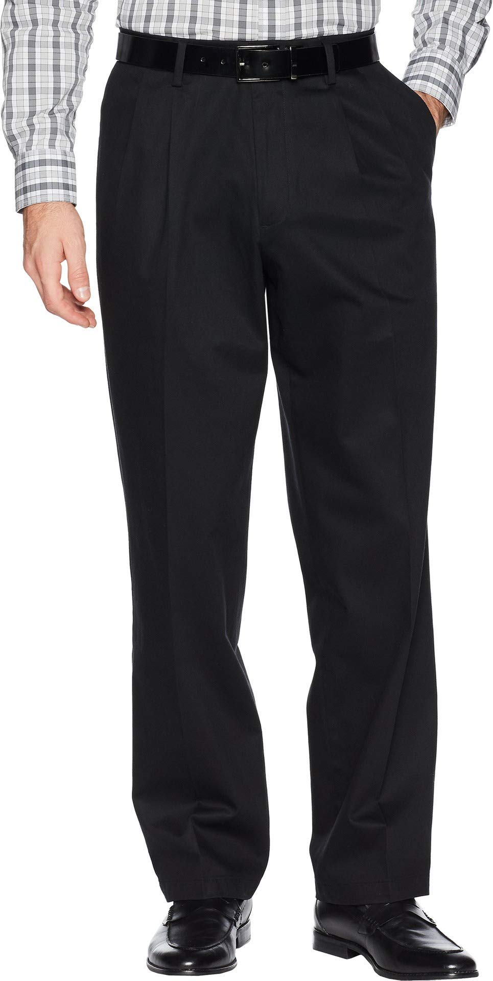 dockers Men's Signature Stretch Khaki Relaxed Fit Pleated Pant-picture-18