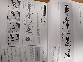 Amazon.co.jp: 書道秀作手本大系 禅の心を書く 上下巻セット揃い