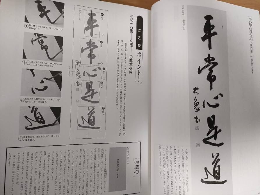Amazon.co.jp: 書道秀作手本大系 禅の心を書く 上下巻セット揃い