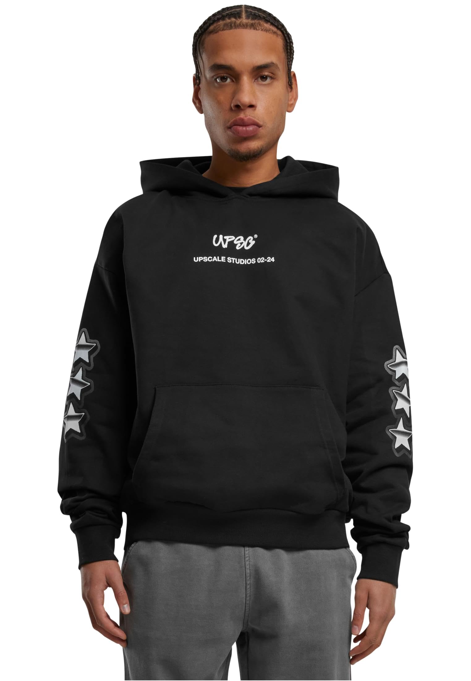 Mister tee Mt3189-peace&Love Ultra Heavy Oversize Hoodie Hooded Sweatshirt Hombre (Pack de 1)