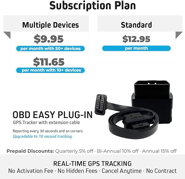 Optimus OBD GPS Tracker with App 2