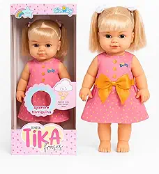 Boneca Tika Frases – Cabelo Loiro Liso | Educativa e Interativa – Nova Toys