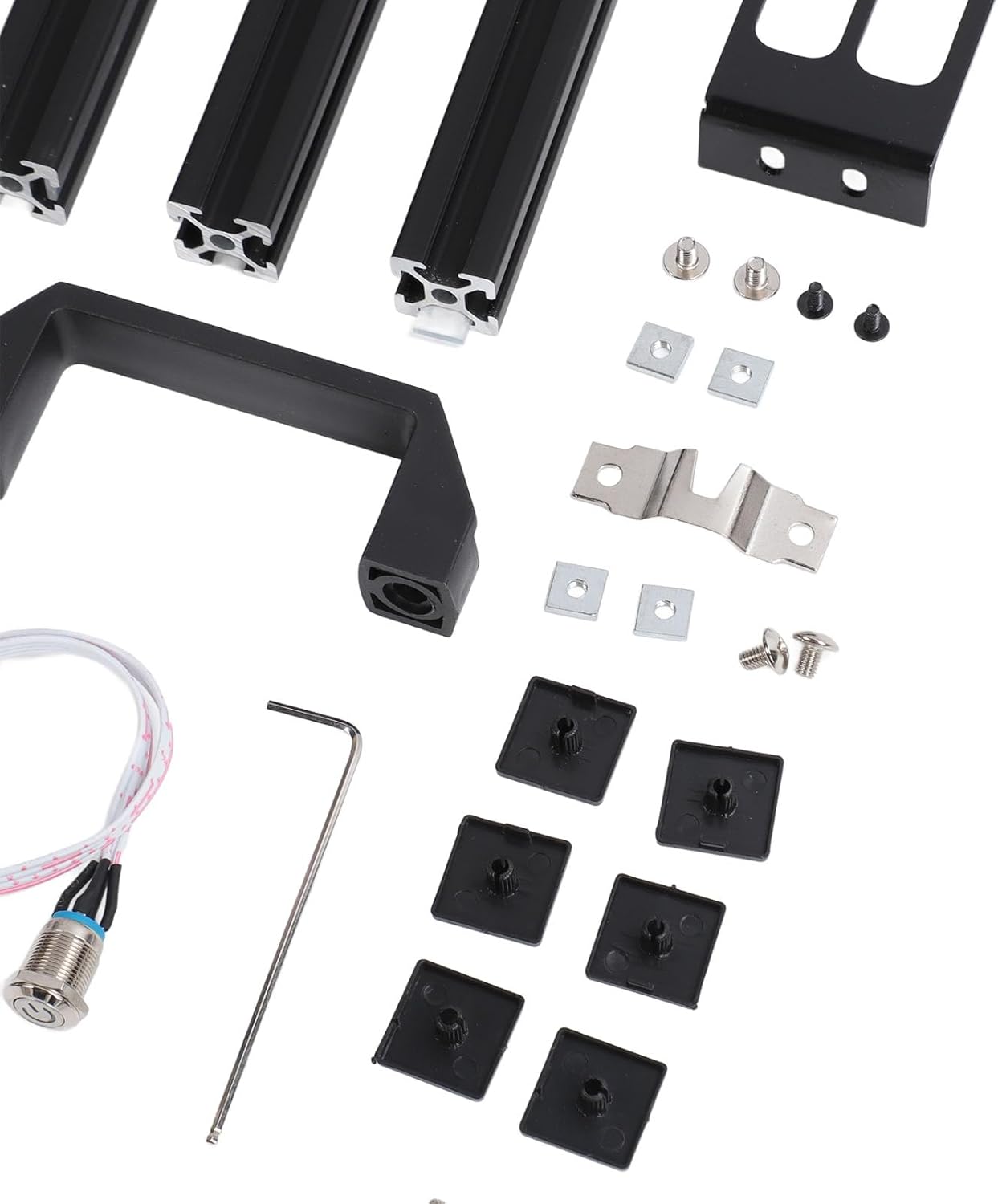 Open Air ITX Case, ITX Computer Case, DIY ITX PC Case, Open Aluminum Frame Chassis Compatible with ITX Motherboards and 17x17/17x19 Motherboards, and Water Cooling Chassis