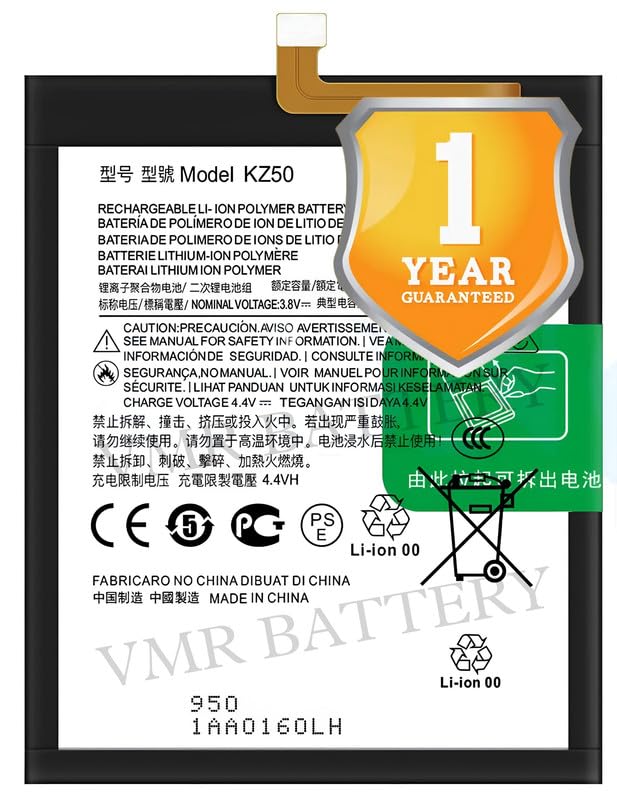 Image of Original KZ50 Battery Compatible for Motorola Moto G Power 2020 (XT2041DL) | Moto G8 Power (XT2041-1, XT2041-3) - (5000mAh) - 1 Year Warranty K7