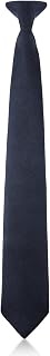 1pc Tie for Men's, Clip-on Ties Solid Uniform Pre-tied Adjustable Neck Strap Tie for Wedding Funeral Formal Business Tie Graduation School Uniforms