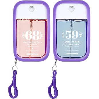 Women's Perfume Body Spray 48 ml with Hook, Pack of 2 | Women's fragrances, long-lasting body and hair, fruity fragrances, wo