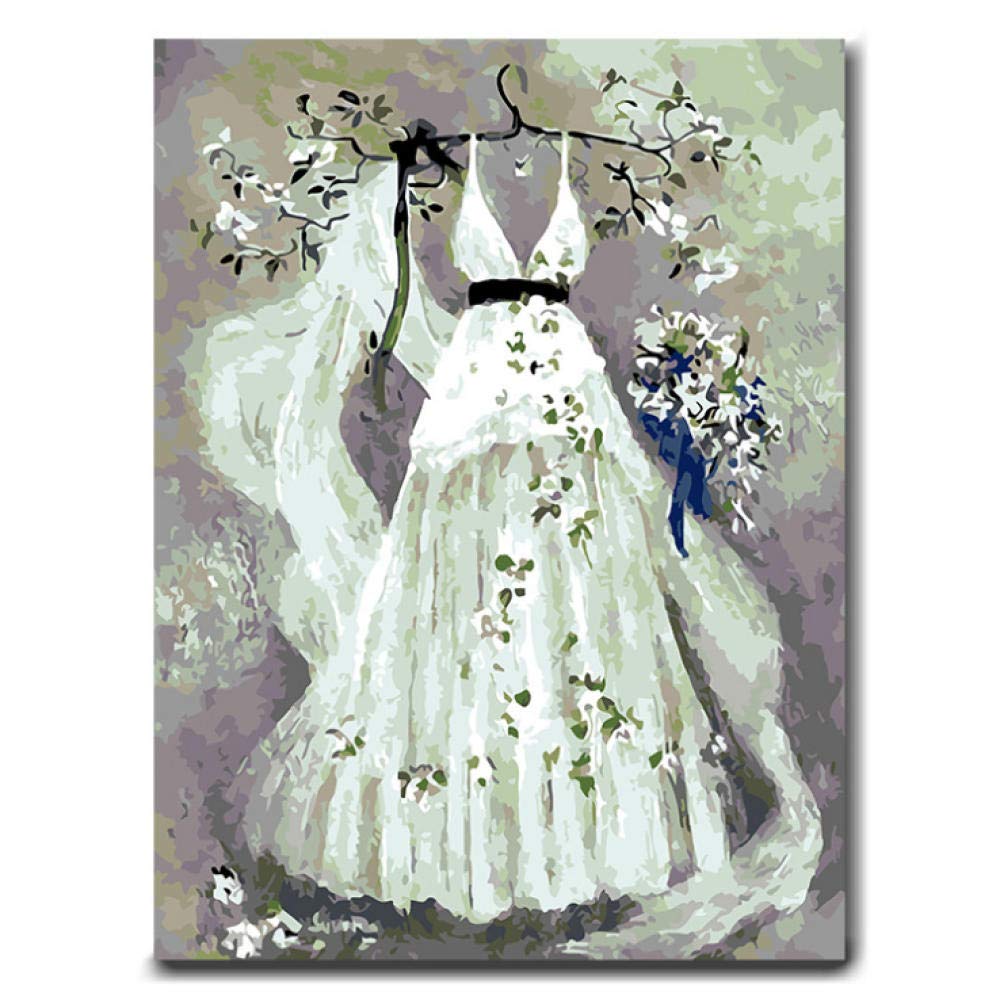 Peinture acrylique couple mariés pour immortaliser votre amour