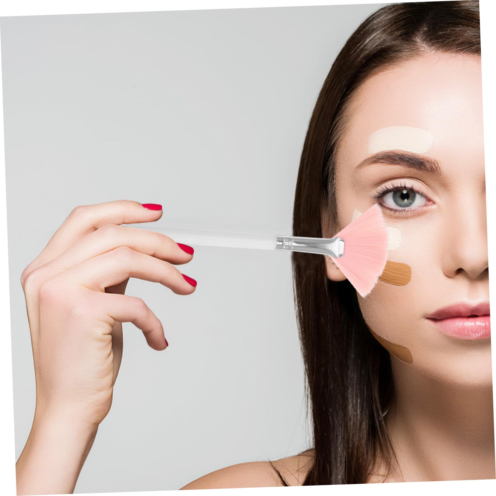 20 Pz Pennello Da Trucco Pennello Applicatore Facciale Cosmetici Strumenti Per Il Trucco Pennello Applicatore Morbido Crema Cosmetico Pelliccia Soffice Plastica Mancare