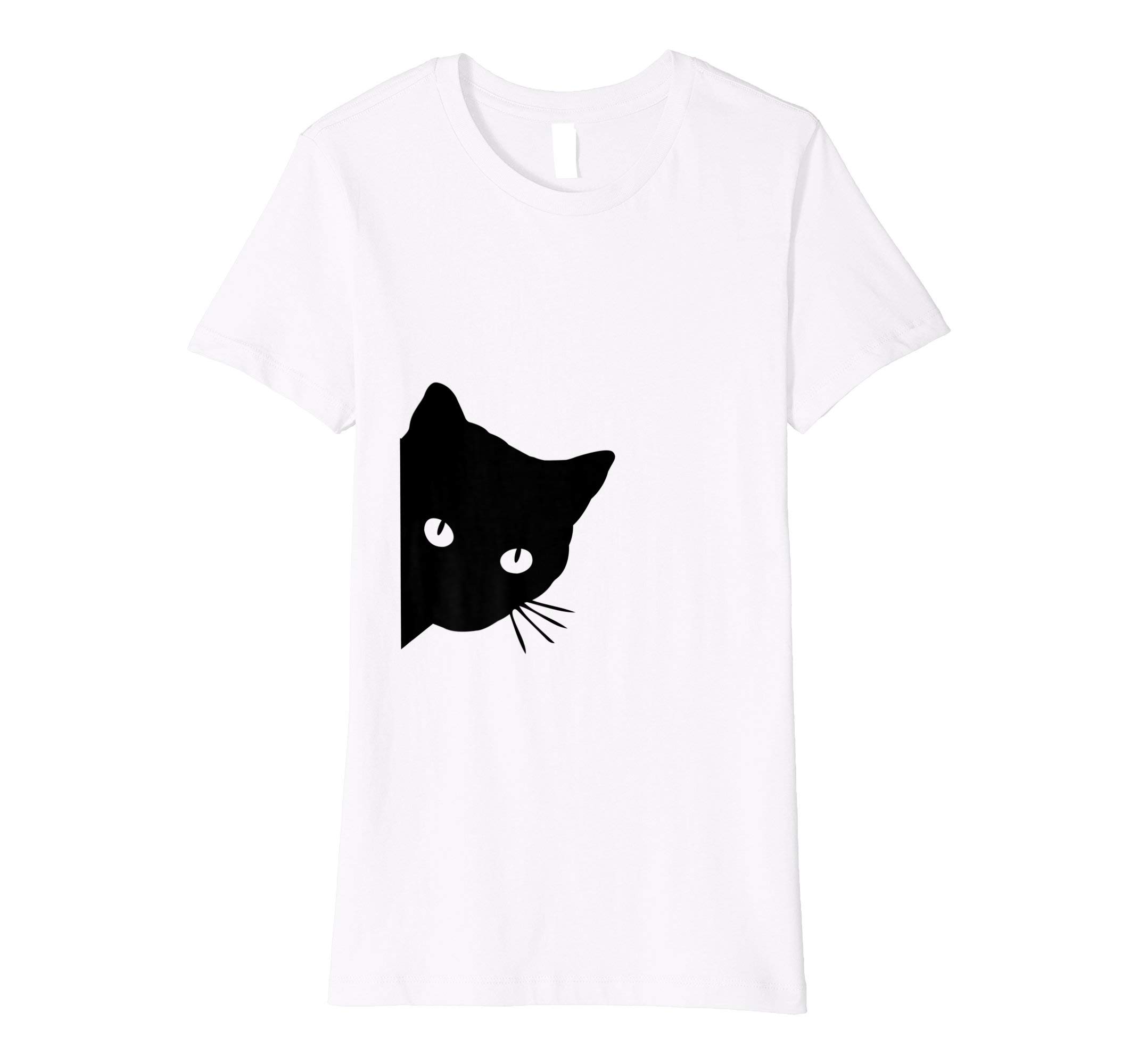 Spy CatWomens Cute Spy Cat Ladies T-Shirt Cat Lover T-Shirt