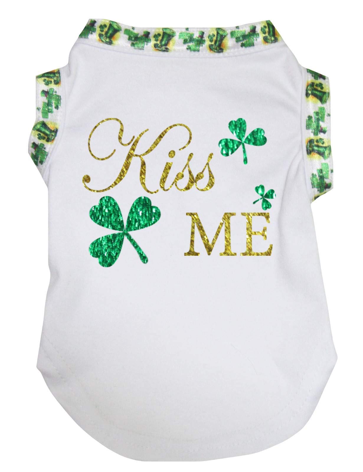 Chemise pour chiot Kiss Me Clovers contre le stress cutané