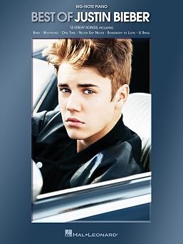 Best Of Justin Bieber - Big-Note Piano