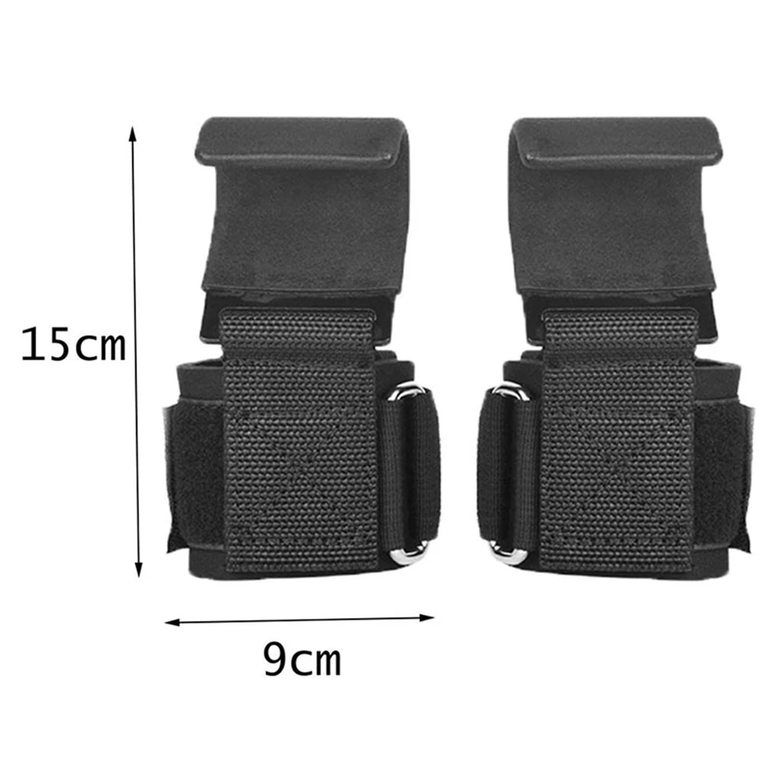 Ganci per Sollevamento Pesi Cinghie da Polso for Manubrio Palestra Fitness Gancio Cinturino for Pesi Pull-up Guanti for Sollevamento Pesi for Allenamento con i Pesi per Uomini e Donne