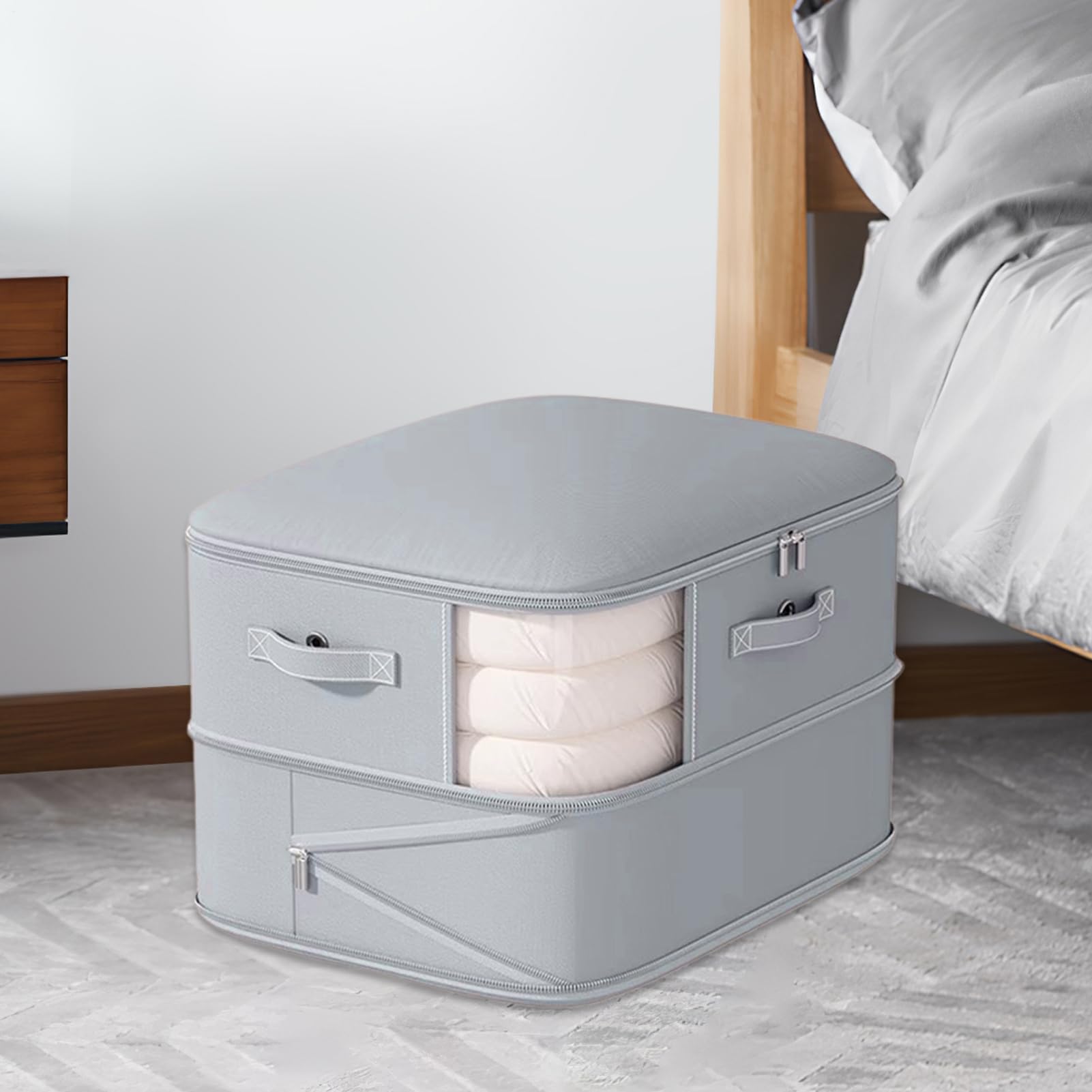 Organizer Auto-Compressione Tote 2 Per Abbigliamento Trapunte Materassi | Organizer Da Viaggio A Compressione Per Casa Viaggi Armadi Dormitori Camper Matrimonio Piumino Cuscino