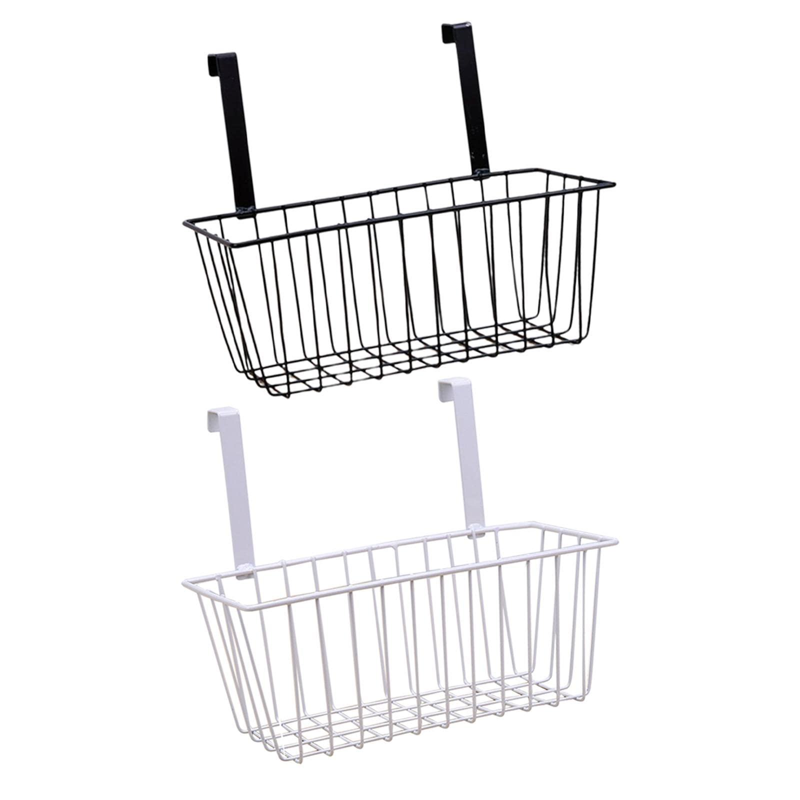 Hanging Storage Basket Shampoo Shelves Rack for Hang Behind Door Black | Home & Garden | Household Supplies & Cleaning | Home Organization | Storage Bins & Baskets-image-6