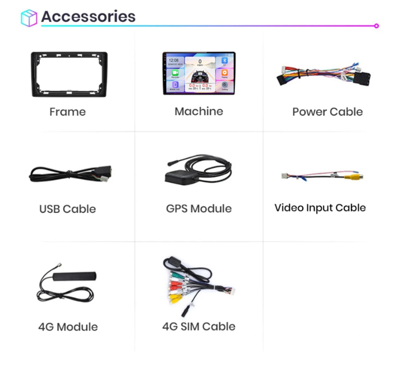 Android 15 Car Stereo 9" Samochód Dla Citroen C2 2005 Furio,M106