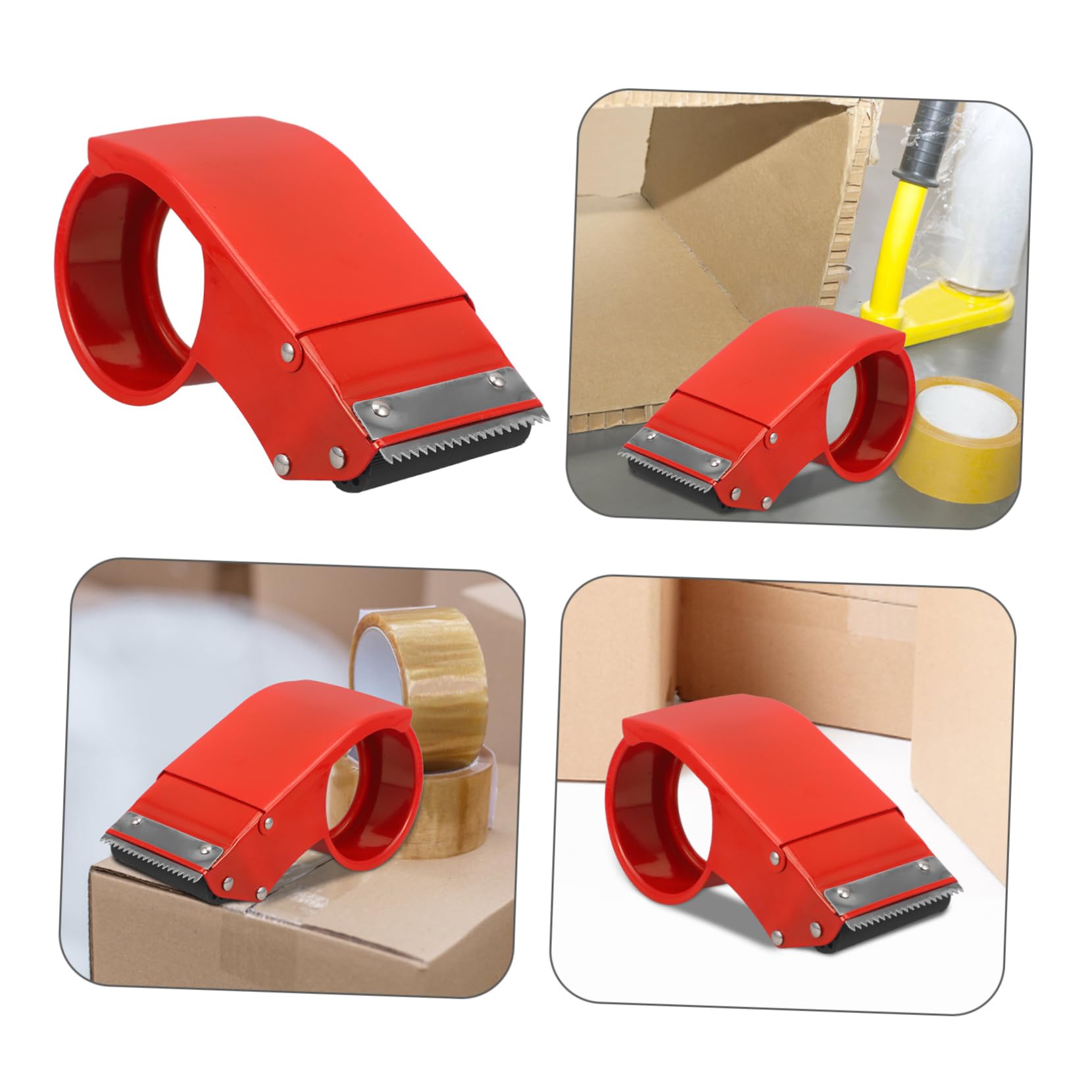 Lurrose 5stücke Tape Dispenser Aus Tragbarer Klebebandabroller Für Schreibtisch Für Büro Und Zuhause Mit Praktischem Schnittmechanismus Und Kompaktem Design Für Einfache Handhabung