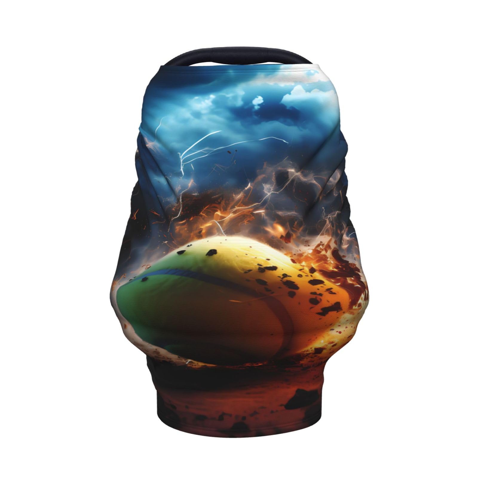 XZDHYZ Lightning Tennis Versatile full-print Stroller Chair Cover/Nursing Cover, specially designed for your baby, Black