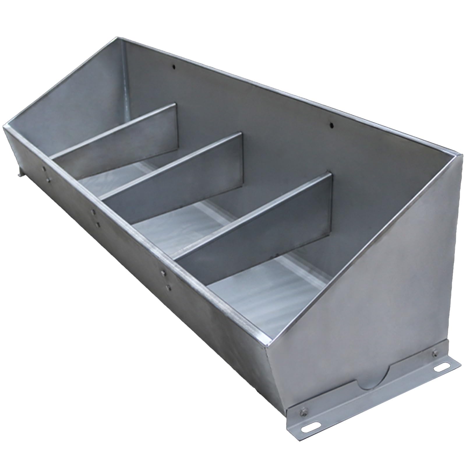 Mangiatoia, mangiatoia e abbeveratoio in Acciaio Inox Resistente per Bestiame - Soluzione di Alimentazione 2 in 1 Durevole per capre, bovini e suini - Attrezzatura agricola Essenziale