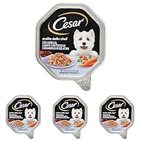 Cesar Scelta Dello Chef Cibo Umido per Cane con Agnello, Carote e Coriandolo