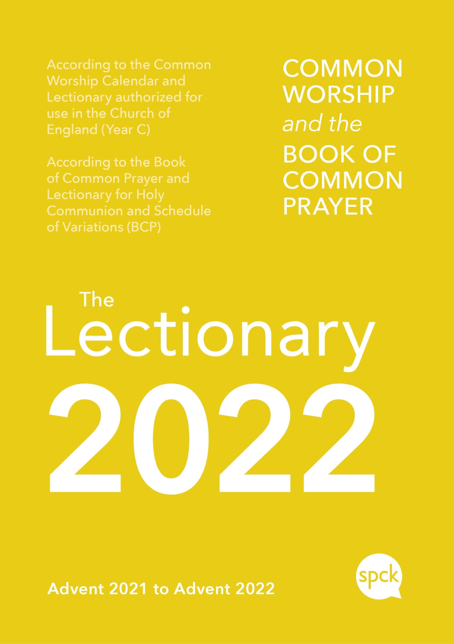 Common Worship Lectionary 2022