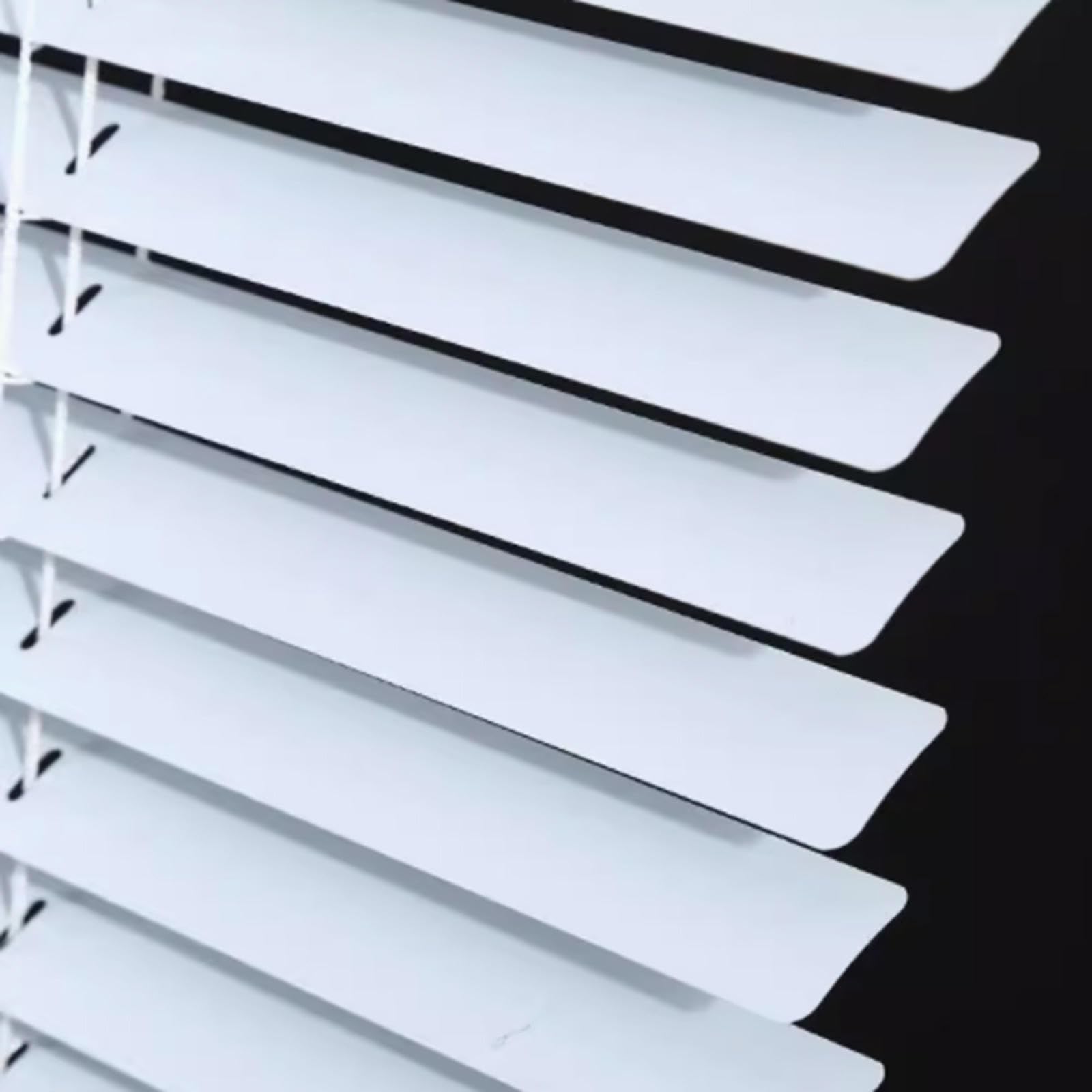 Suwooy W×H Venetian Blinds White,Aluminium Venetian Blinds 50Cm 60Cm 80Cm 90Cm 100Cm 110Cm 115Cm 120Cm Wide,Horizontal Blinds For Windows,Blackout Shutters 25Mm Slats,Easy Fit Curtains,-80×110Cm(31*43In)
