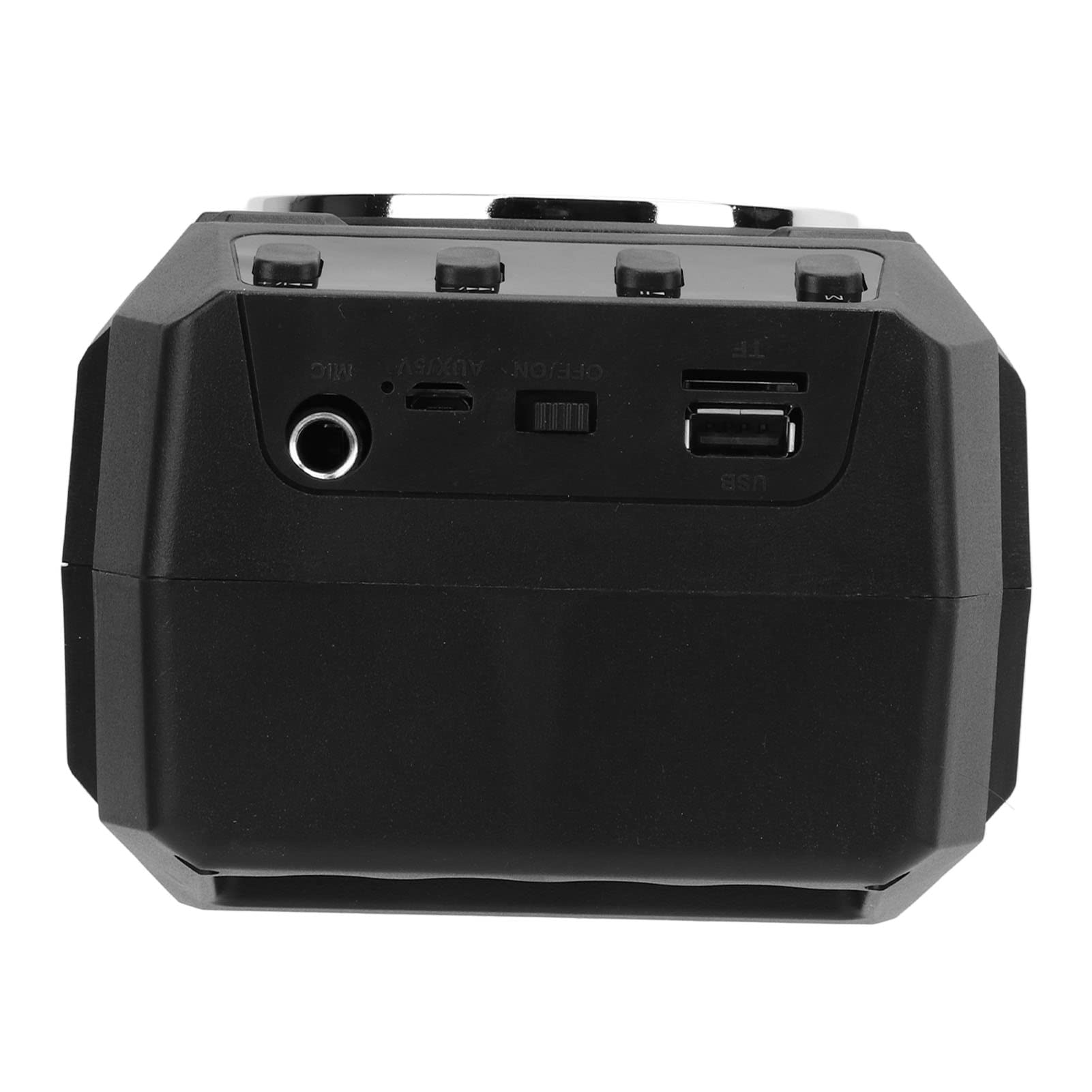 Altoparlante Bluetooth portatile esterno con doppio subwoofer ad alto volume U Disk Scheda di memoria per campeggio grigio argento