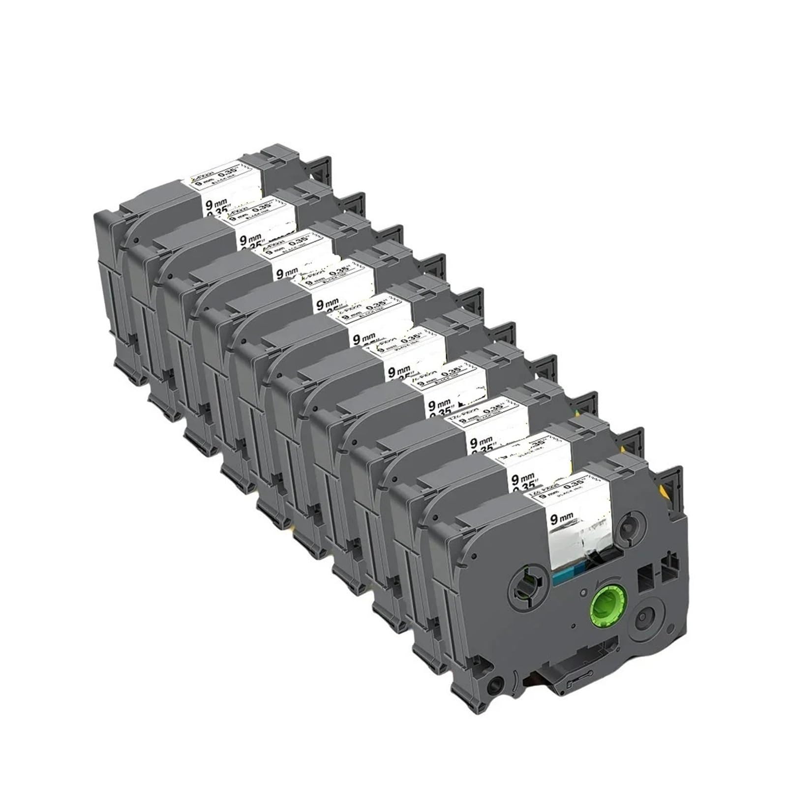 1~20PK compatible con cintas de etiquetas adhesivas 9 mm Tze221 Tze621 121(20 Pack)