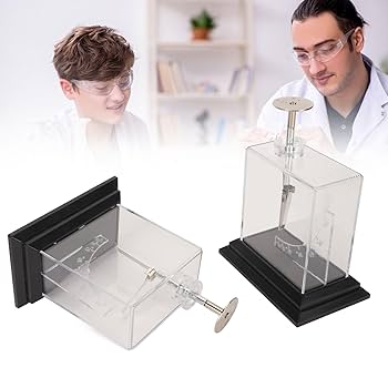 Amazon.co.jp: MOUMOUTEN 箔検電器物理電位計、分度器付き箔検