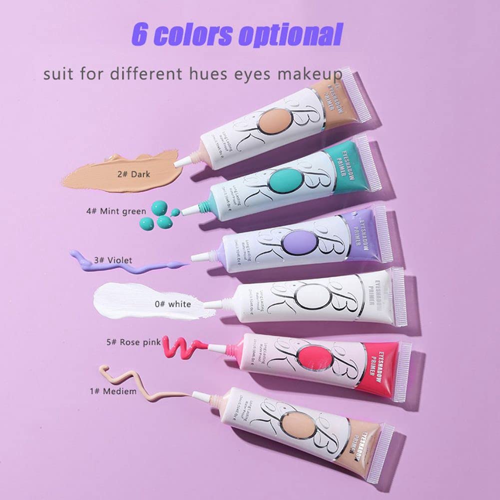 Eyeshadow Makeup Primer, Reddhoon 6 Colors Liquid Eyeshadow Primer Matte Eyeshadow Primer Base, Waterproof Smudge-proof Long Lasting Eyeshadow Cream Eye Makeup : Beauty & Personal Care