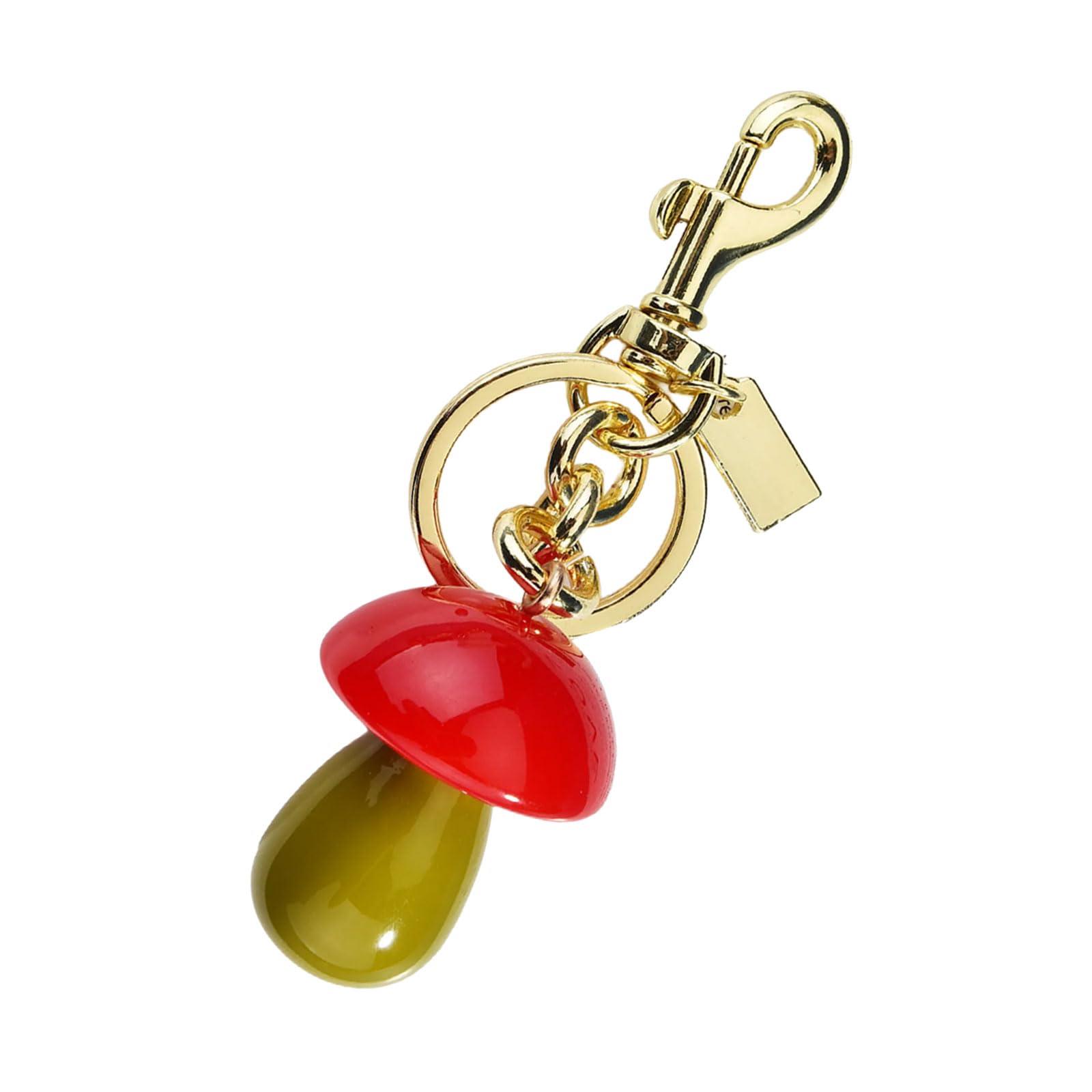 Buxuaaaa Fashionable Cartoon Mushroom Keychain for Commute and Social Event Stylish Decoration Keyring Ornament Creative Cartoon Mushroom Keychain