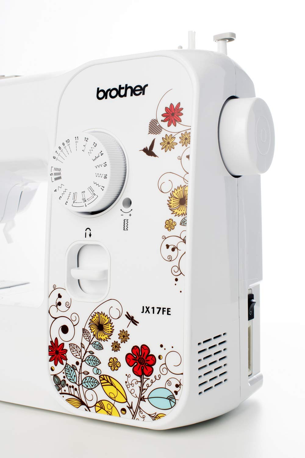 Brother JX17FE con Tavolo Prolunga Allunga Base - Macchina da Cucire, 17 Punti di Cucitura, Facile per Principianti, Cucitrice Automatica, Cucito Semplice, Braccio Libero