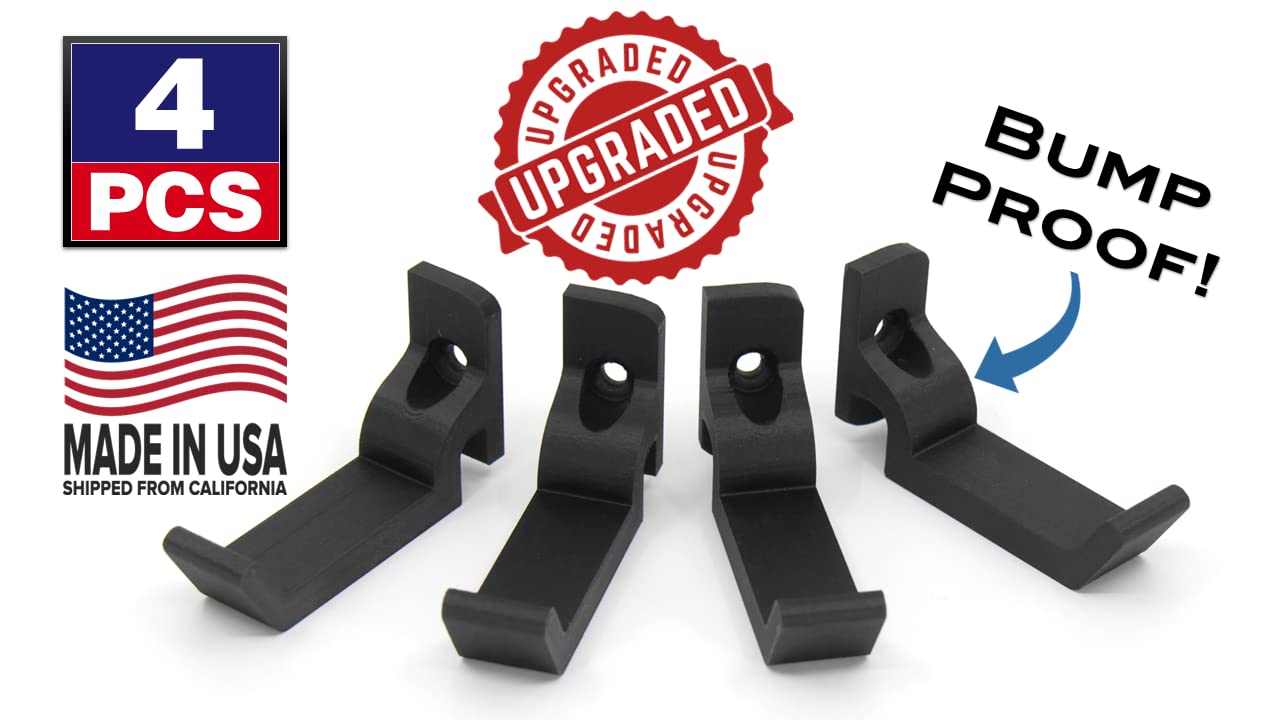Upgraded Bump-Proof L-Hooks for Gladiator Gearwall & Geartrack