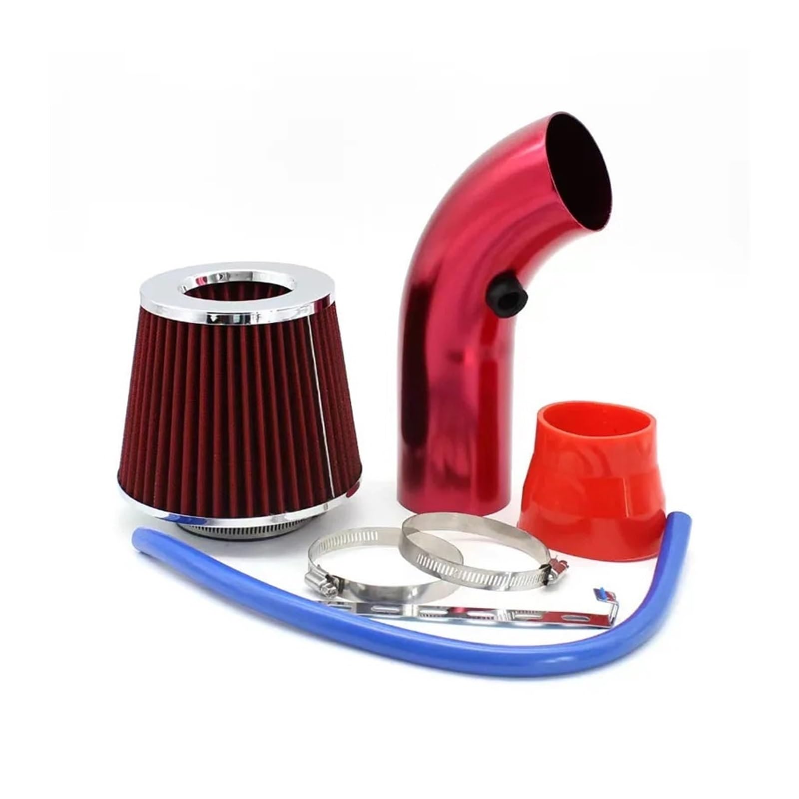 Filtr powietrza silnika Filtr powietrza 76 mm o wysokim przepływie, aluminiowy filtr wlotowy, grzybkowy, zestaw dolotowy, akcesoria(Blk kit1100)