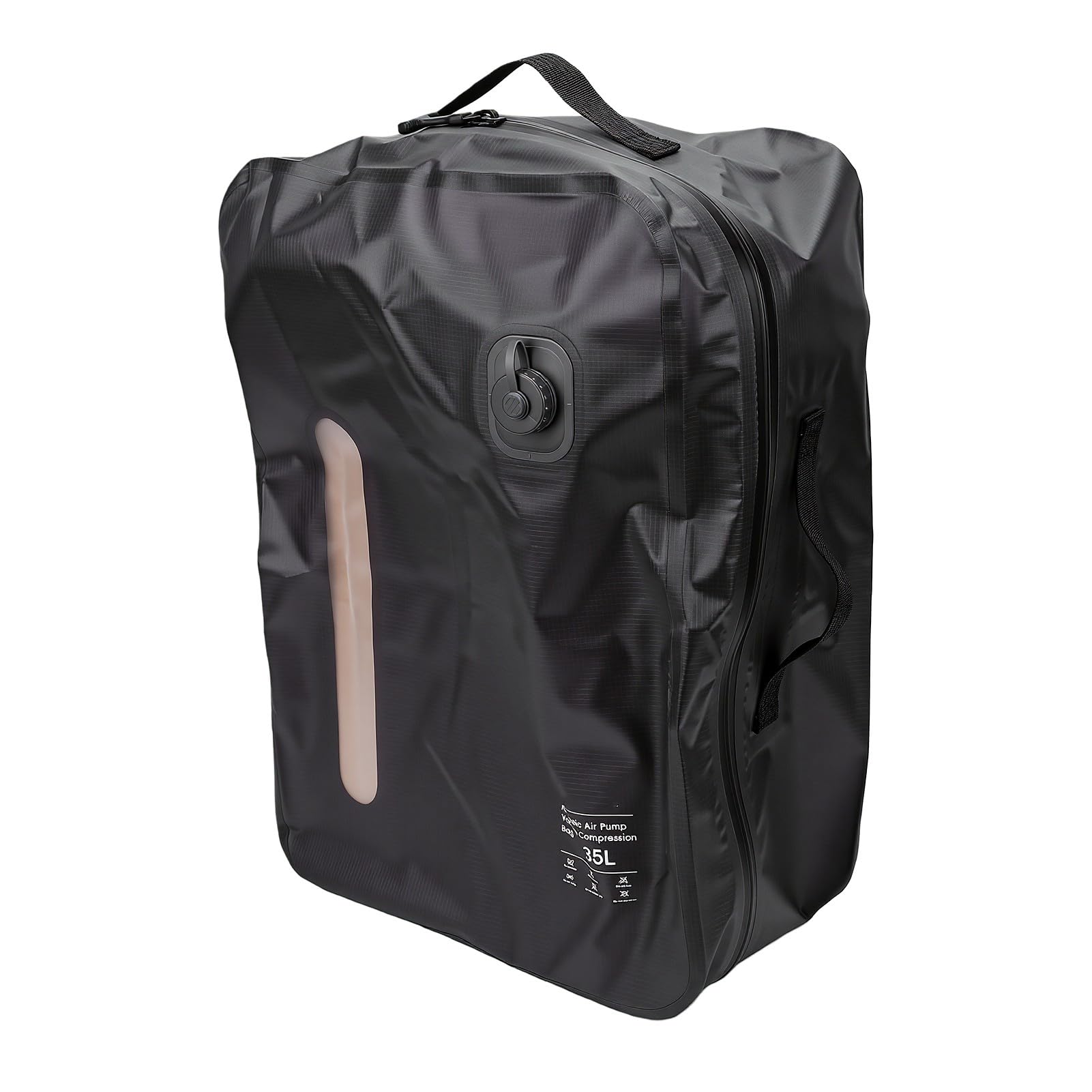 Generic 35 L Vakuum-Kompressionsbeutel für Reisen, Wasserdicht, Platzsparende Aufbewahrung für Koffer, Rucksäcke, Robustes TPU und 210D-Nylon, Ideale Organisationslösung (GRAY)