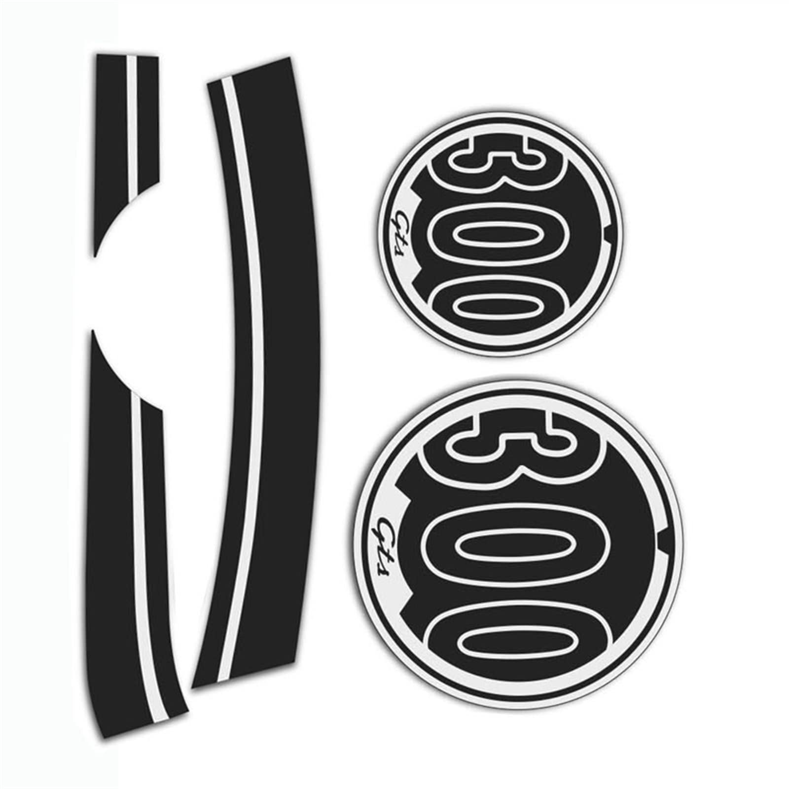 Motorrad Körper Aufkleber Emblem Reflektierende Für Vespa GTS 300 Gts300