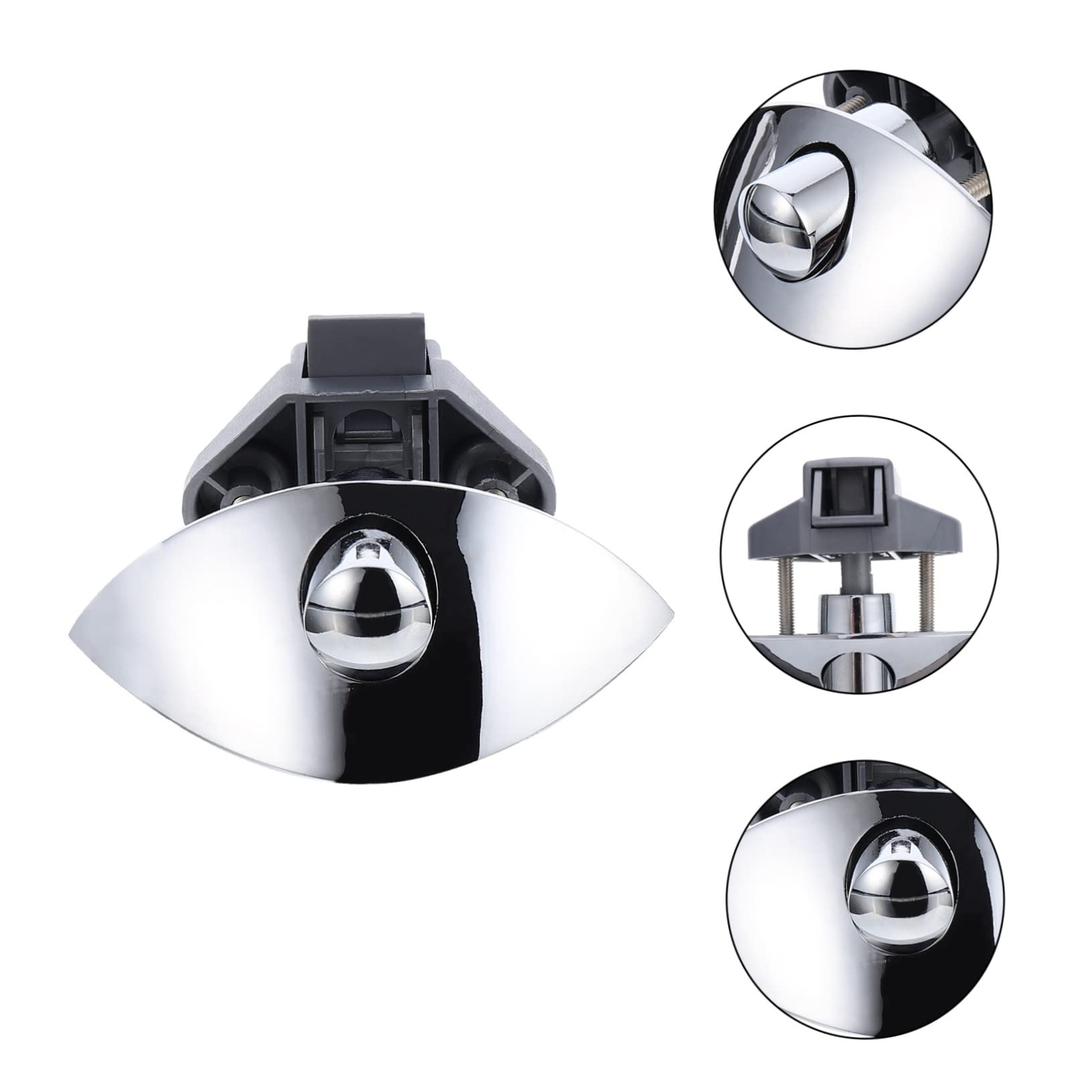 Artibetter 3piezas Cerradura De Botón De Pestillo De Presión Para Armarios y Puertas Fácil Instalación Accesorios Duraderos Para Rv y