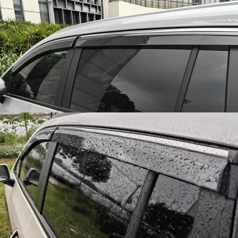 Déflecteurs de vitre latérale Subaru Forester rain eyebrow deflector guards - 4