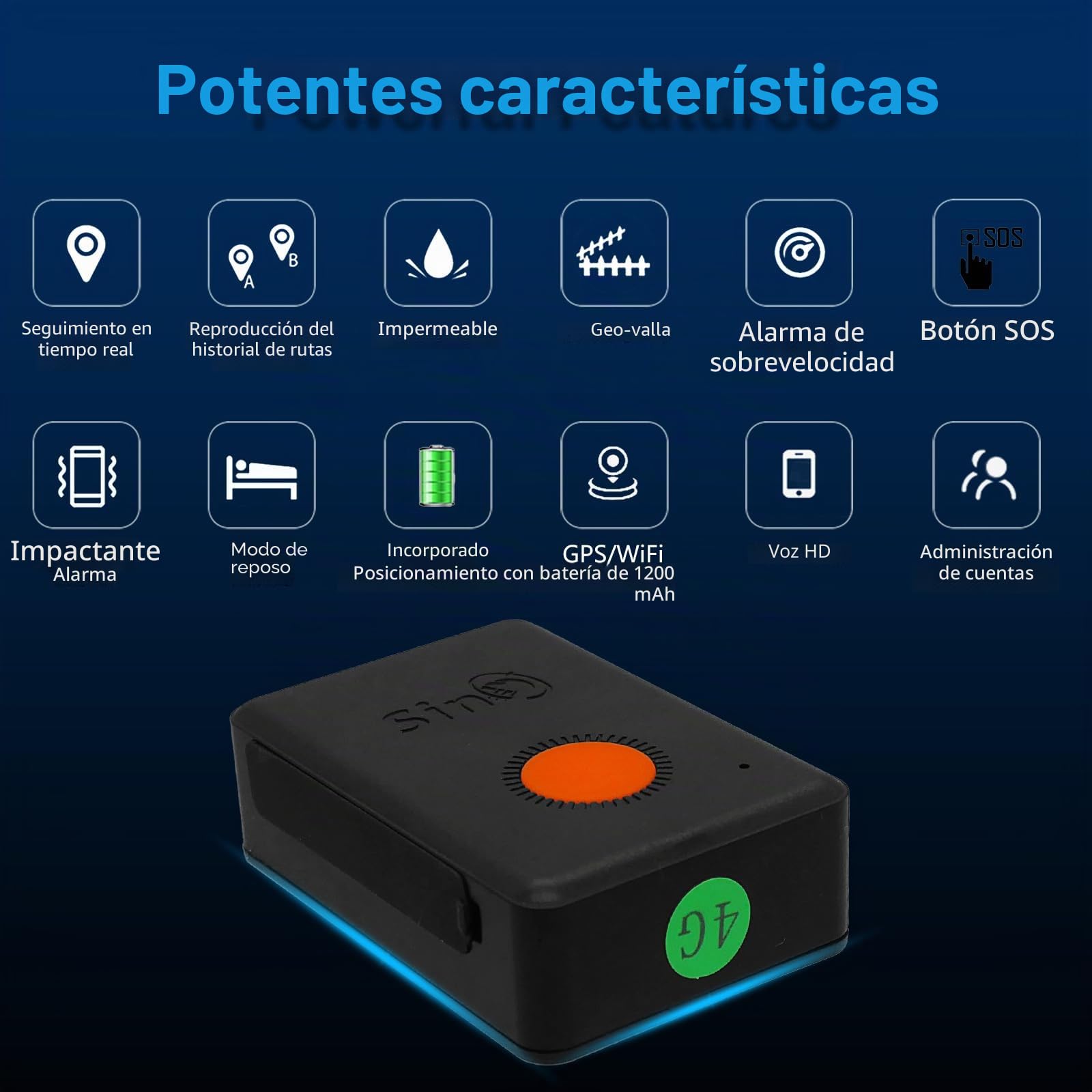 SinoTrack 4G GPS Tracker - Mini localizador para niños, personas mayores y pacientes con demencia - Seguimiento de ubicación en directo con alarma - Hasta 2-3 días de duración de la batería - Compacto
