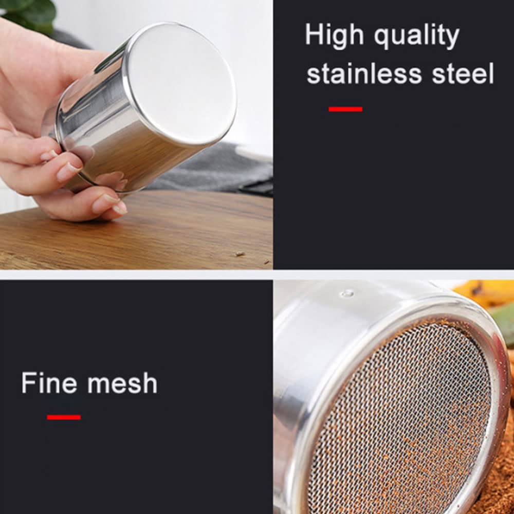 Edelstahl Gewürzflaschen Set, Gewürzglas mit Streuer für Zucker Salz Mehl, Gewürzspender für Backen Kochen Würzen