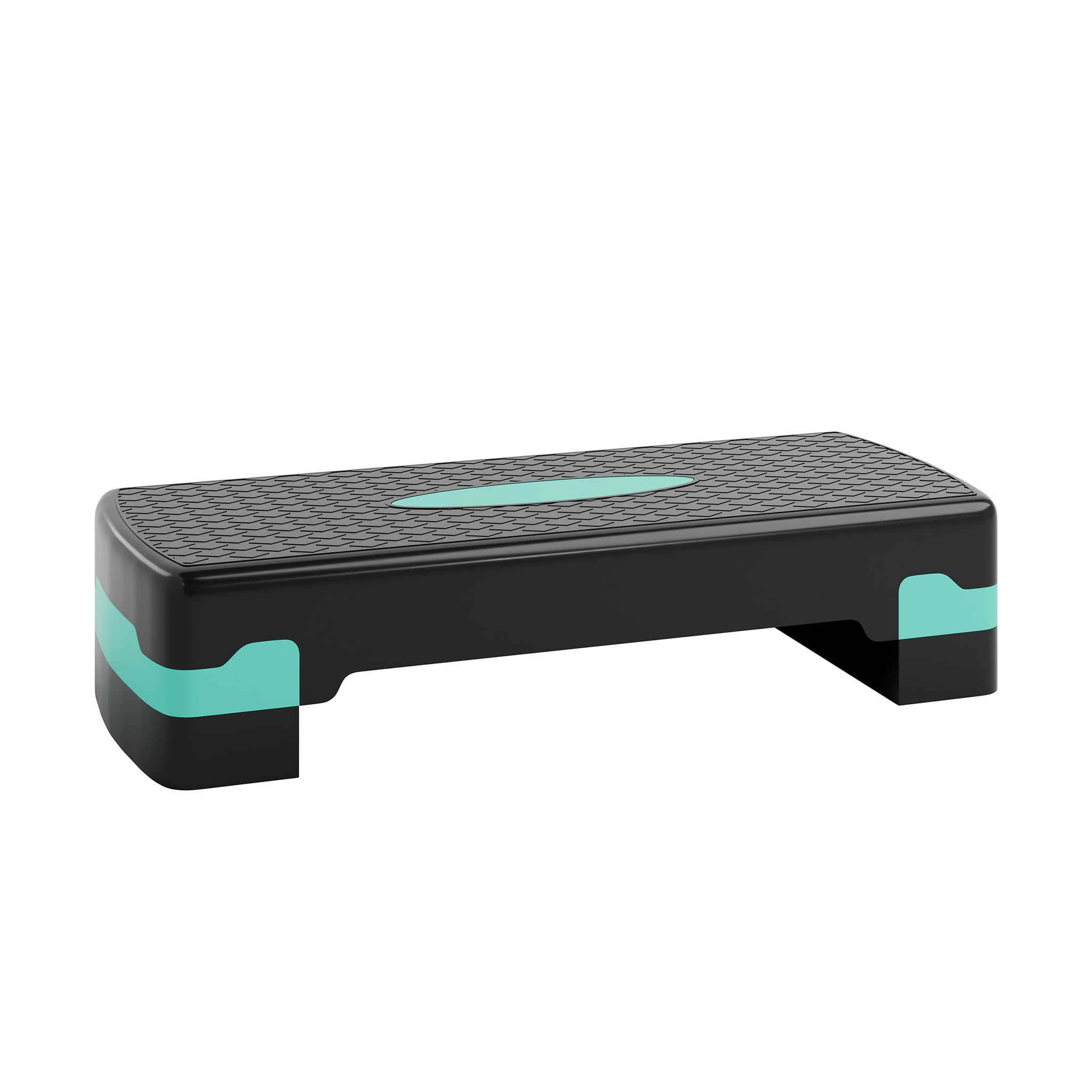 Ultrasport Step Fitness Aerobica Stepper Casa Antiscivolo Regolabile 2 Altezze Stepboard 68x28 cm Verde