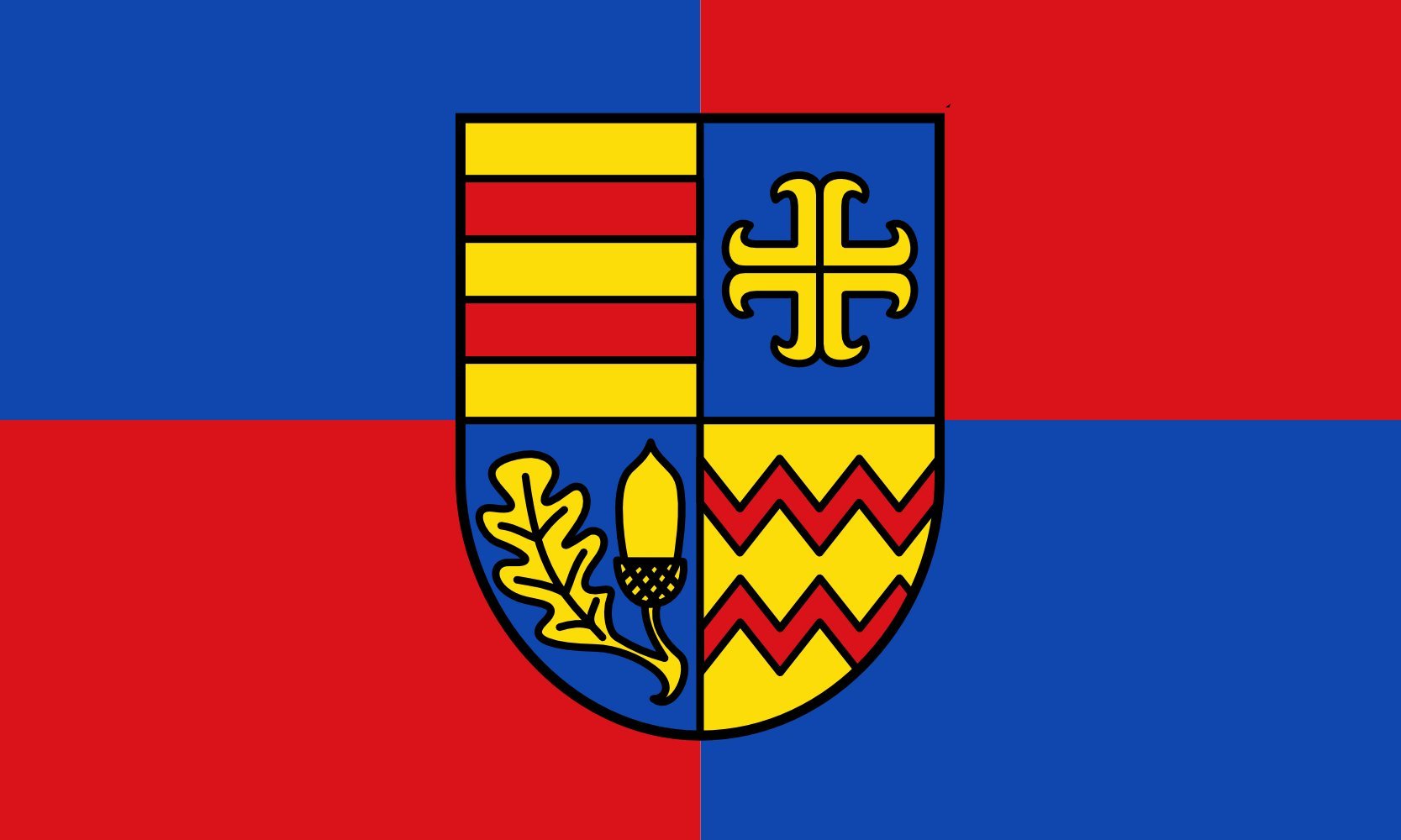 Drapeau d'Ammerland grand format paysage idéal pour mât de jardin et fêtes