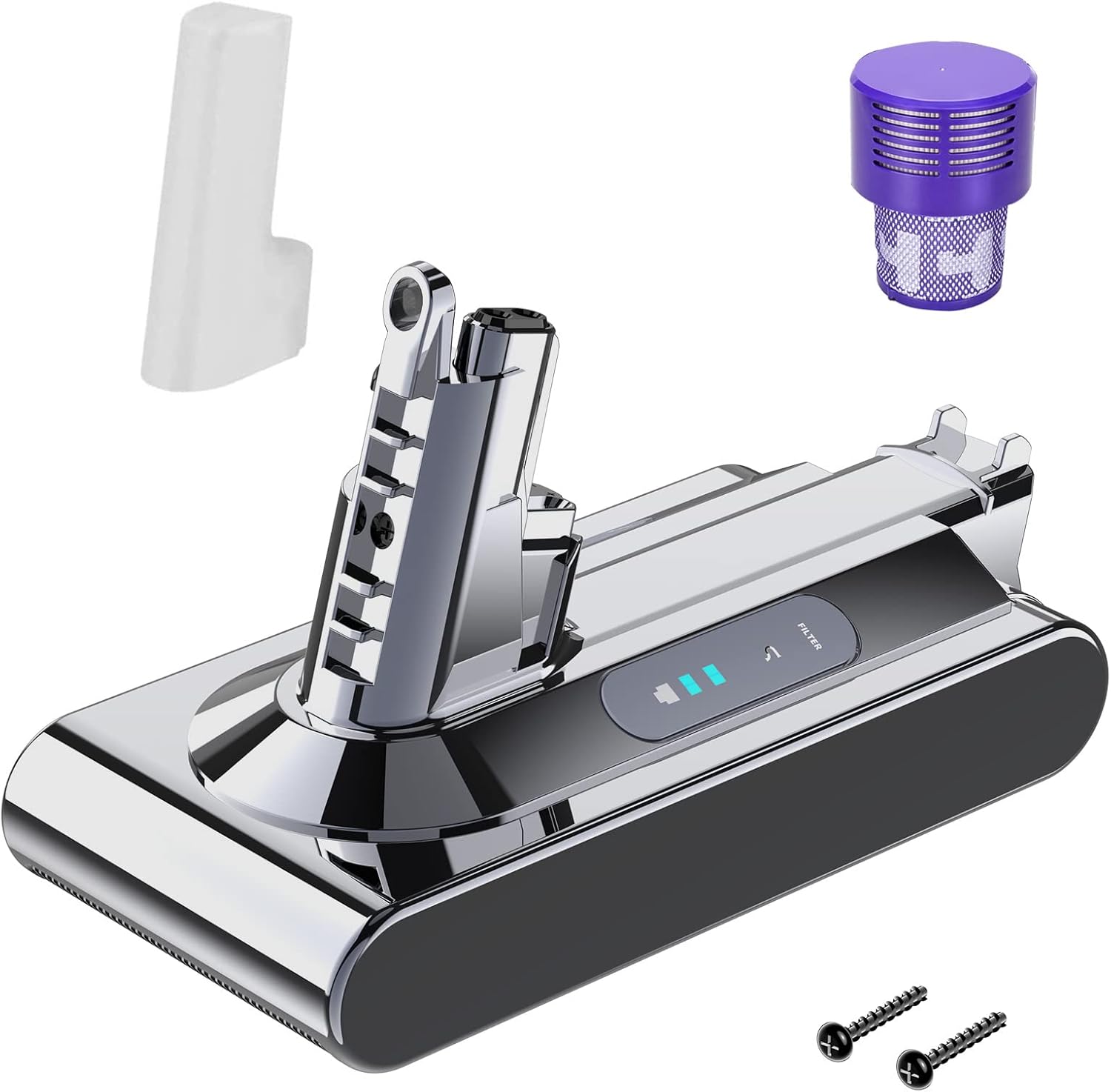 MVMOD V10 Akku, 3900mAh SV12 Ersatzakku für Dyson V10 Animal V10