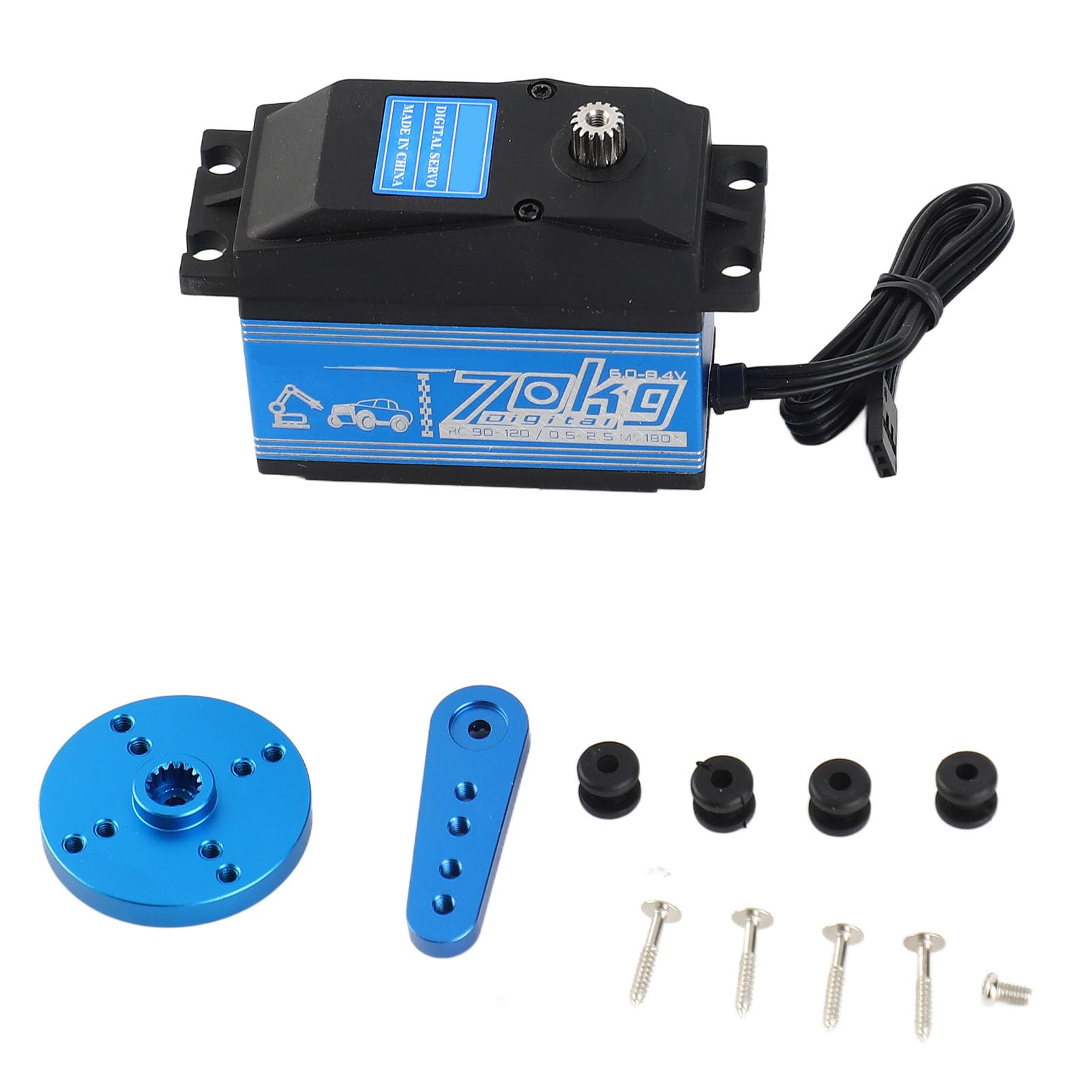 HUIOP Analog Servo Mechanizm Kierowniczy 70kg Wysoki Moment Obrotowy
