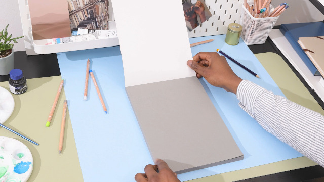 Clairefontaine - PaintON papier - TERRACOTTA, gelijmd blok A5 20 vellen