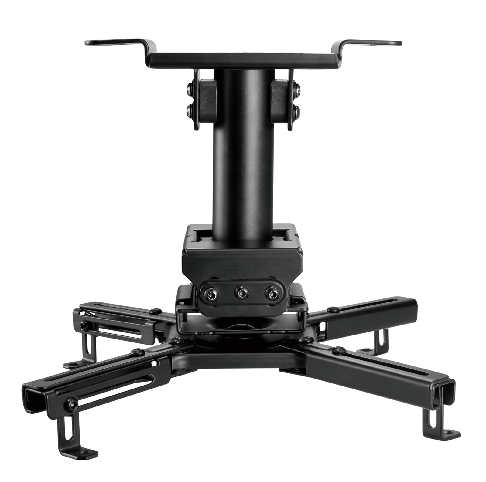 VALUE Support de Plafond pour projecteur à Haute capacité de Charge, jusqu'à 45 kg, Noir